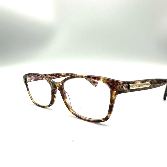 Coach Accessories - Coach HC 6065 5287 Confetti Light Brown Eyeglasses Frames 51-17-135 Flaw